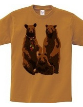 bear and necktie and family