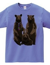 bear and necktie and family