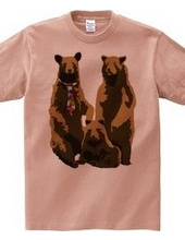 bear and necktie and family