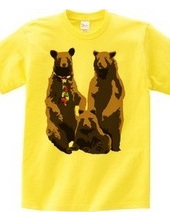 bear and necktie and family