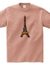 Colorful Eiffel Tower