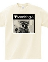 Smoking raccoon