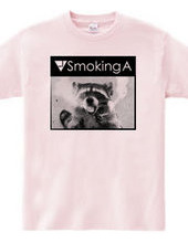 Smoking raccoon