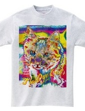 Tie Dye Cat