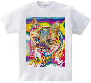 Tie Dye Cat