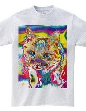 Tie Dye Cat - Not Words -