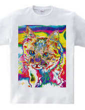 Tie Dye Cat - Not Words -