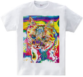 Tie Dye Cat - Not Words -