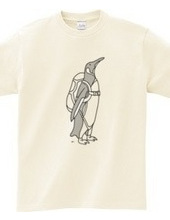 Penguin sky diving animals illustration t-shirts