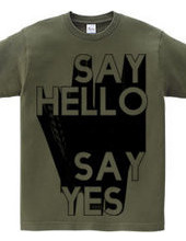 SAYH HELLO SAY YES