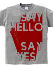 SAYH HELLO SAY YES