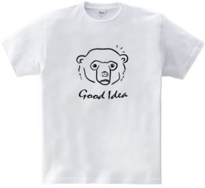 マレーグマ Good Idea 熊 動物イラスト Aliviosta 半袖tシャツ 5 6oz デザインｔシャツマーケット Hoimi ホイミ