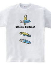 サーフィン　ウサギとサーフボード