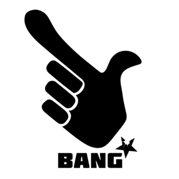 BANG! Hold a finger on the pistol logo