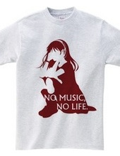 NO MUSIC, NO LIFE.　red