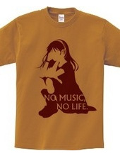 NO MUSIC, NO LIFE.　red