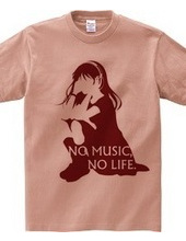 NO MUSIC, NO LIFE.　red