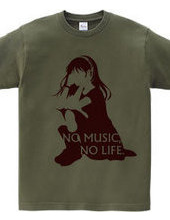 NO MUSIC, NO LIFE.　red