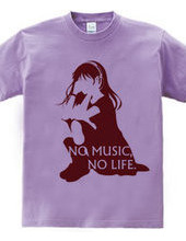 NO MUSIC, NO LIFE.　red