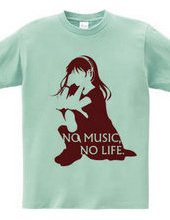 NO MUSIC, NO LIFE.　red