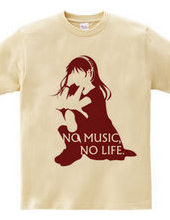 NO MUSIC, NO LIFE.　red