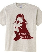 NO MUSIC, NO LIFE.　red