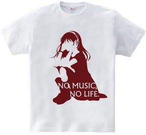 NO MUSIC, NO LIFE.　red