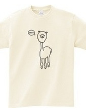 Alpaca lion Hello animal illustrations (without Crown)