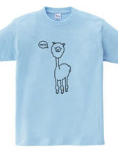 Alpaca lion Hello animal illustrations (without Crown)