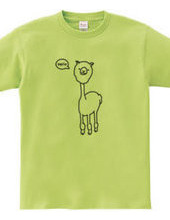 Alpaca lion Hello animal illustrations (without Crown)