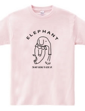 ゾウトブ Elephant 象 動物イラストカレッジロゴ
