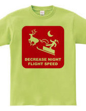 Night flight speed drop