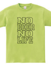 NO BEER NO LIFE ノービアーノーライフ ビールロゴ