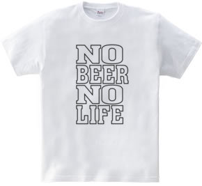 NO BEER NO LIFE ノービアーノーライフ ビールロゴ