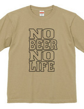 NO BEER NO LIFE ノービアーノーライフ ビールロゴ