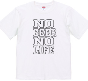 NO BEER NO LIFE ノービアーノーライフ ビールロゴ