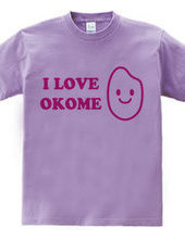 お米大好き  I LOVE OKOME　赤