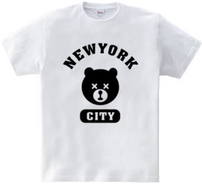 NYC Bear ニューヨークシティベアー 熊 カレッジロゴ