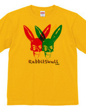 Rabbit skull CMYK