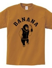 BANANA banana chimpanzee animal illustcollegelogo