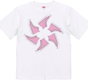  Light pink sneaker windmill
