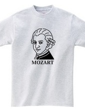 モーツアルト Mozart イラスト 音楽家 偉人アート