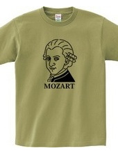 モーツアルト Mozart イラスト 音楽家 偉人アート