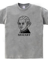 モーツアルト Mozart イラスト 音楽家 偉人アート