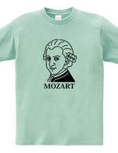 モーツアルト Mozart イラスト 音楽家 偉人アート