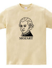 モーツアルト Mozart イラスト 音楽家 偉人アート