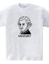 モーツアルト Mozart イラスト 音楽家 偉人アート