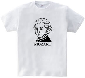 モーツアルト Mozart イラスト 音楽家 偉人アート