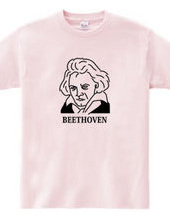 ベートーベン BEETHOVEN イラスト 音楽家 偉人アート