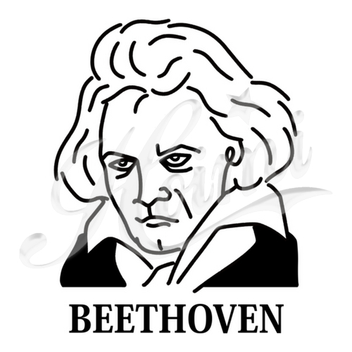 ベートーベン Beethoven イラスト 音楽家 偉人アート Aliviosta 半袖tシャツ 5 6oz デザインｔシャツマーケット Hoimi ホイミ